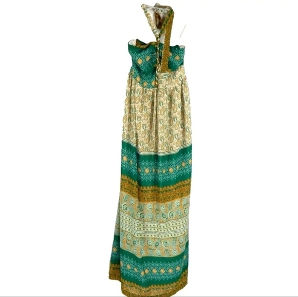 Tiny Anthropologie Twist Halter Maxi Dress - Picture 2 of 5